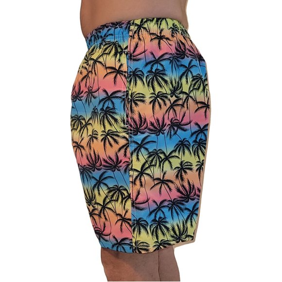 Men's Swimming Trunks, Palms - Picture 3 of 4